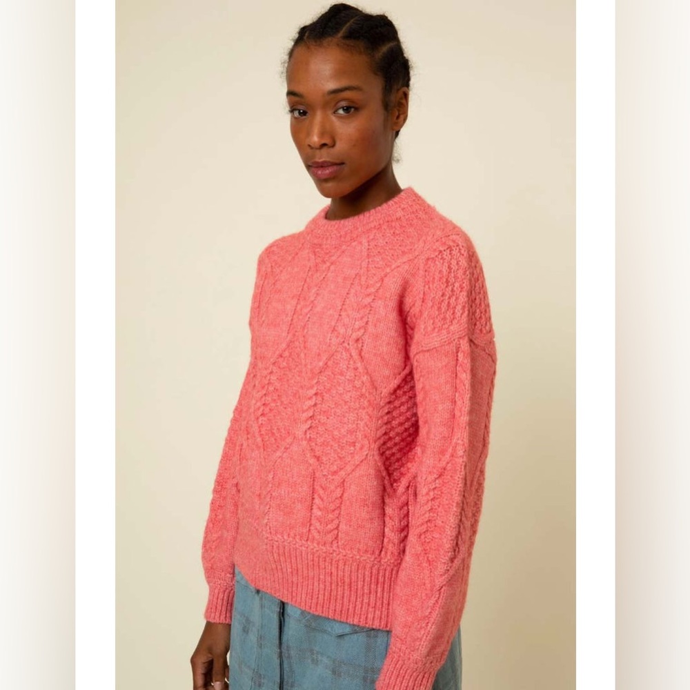 FRNCH Julia Cable Knit Sweater
